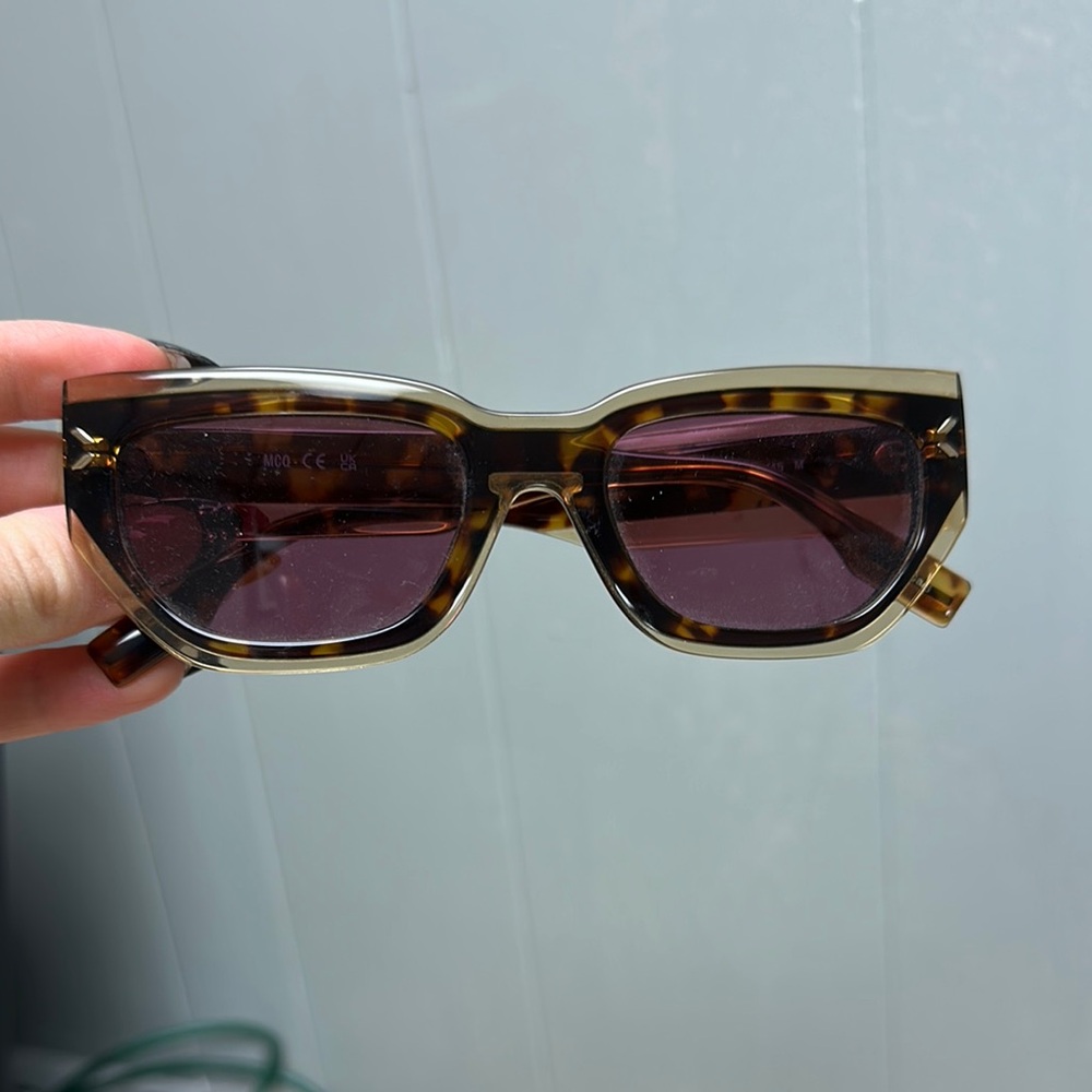 McQ by Alexander McQueen Brown Tortoiseshell Sunglasses